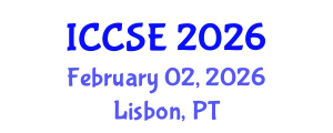 International Conference on Civil and Structural Engineering (ICCSE) February 02, 2026 - Lisbon, Portugal