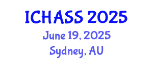 International Conference on Humanities, Administrative and Social Sciences (ICHASS) June 19, 2025 - Sydney, Australia
