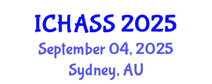 International Conference on Humanities, Administrative and Social Sciences (ICHASS) September 04, 2025 - Sydney, Australia