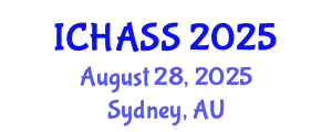 International Conference on Humanities, Administrative and Social Sciences (ICHASS) August 28, 2025 - Sydney, Australia