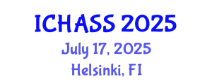 International Conference on Humanities, Administrative and Social Sciences (ICHASS) July 17, 2025 - Helsinki, Finland
