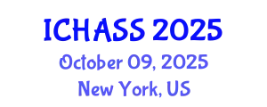 International Conference on Humanities, Administrative and Social Sciences (ICHASS) October 09, 2025 - New York, United States