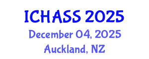 International Conference on Humanities, Administrative and Social Sciences (ICHASS) December 04, 2025 - Auckland, New Zealand