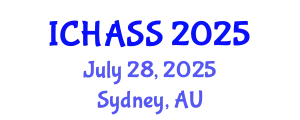 International Conference on Humanities, Administrative and Social Sciences (ICHASS) July 28, 2025 - Sydney, Australia