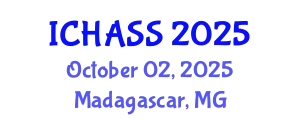 International Conference on Humanities, Administrative and Social Sciences (ICHASS) October 02, 2025 - Madagascar, Madagascar