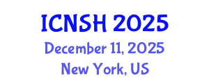International Conference on Nursing Science and Healthcare (ICNSH) December 11, 2025 - New York, United States