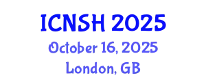 International Conference on Nursing Science and Healthcare (ICNSH) October 16, 2025 - London, United Kingdom