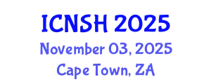 International Conference on Nursing Science and Healthcare (ICNSH) November 03, 2025 - Cape Town, South Africa