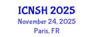 International Conference on Nursing Science and Healthcare (ICNSH) November 24, 2025 - Paris, France