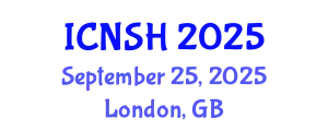 International Conference on Nursing Science and Healthcare (ICNSH) September 25, 2025 - London, United Kingdom