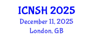 International Conference on Nursing Science and Healthcare (ICNSH) December 11, 2025 - London, United Kingdom