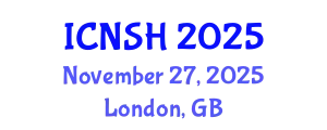 International Conference on Nursing Science and Healthcare (ICNSH) November 27, 2025 - London, United Kingdom