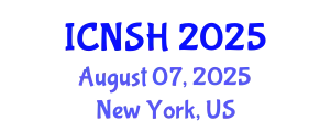 International Conference on Nursing Science and Healthcare (ICNSH) August 07, 2025 - New York, United States