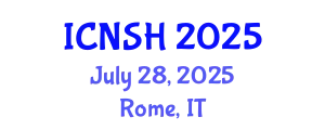 International Conference on Nursing Science and Healthcare (ICNSH) July 28, 2025 - Rome, Italy