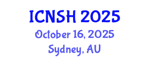 International Conference on Nursing Science and Healthcare (ICNSH) October 16, 2025 - Sydney, Australia