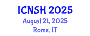 International Conference on Nursing Science and Healthcare (ICNSH) August 21, 2025 - Rome, Italy