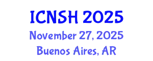 International Conference on Nursing Science and Healthcare (ICNSH) November 27, 2025 - Buenos Aires, Argentina