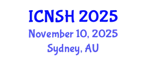 International Conference on Nursing Science and Healthcare (ICNSH) November 10, 2025 - Sydney, Australia