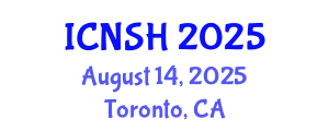 International Conference on Nursing Science and Healthcare (ICNSH) August 14, 2025 - Toronto, Canada
