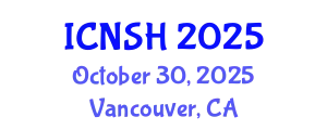International Conference on Nursing Science and Healthcare (ICNSH) October 30, 2025 - Vancouver, Canada