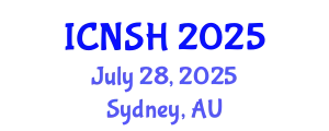 International Conference on Nursing Science and Healthcare (ICNSH) July 28, 2025 - Sydney, Australia