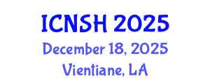 International Conference on Nursing Science and Healthcare (ICNSH) December 18, 2025 - Vientiane, Laos