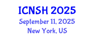 International Conference on Nursing Science and Healthcare (ICNSH) September 11, 2025 - New York, United States