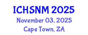 International Conference on Health Sciences, Nursing and Midwifery (ICHSNM) November 03, 2025 - Cape Town, South Africa