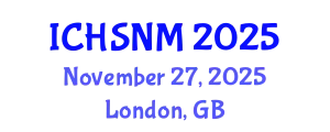 International Conference on Health Sciences, Nursing and Midwifery (ICHSNM) November 27, 2025 - London, United Kingdom