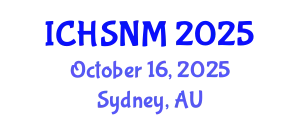 International Conference on Health Sciences, Nursing and Midwifery (ICHSNM) October 16, 2025 - Sydney, Australia