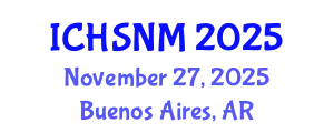 International Conference on Health Sciences, Nursing and Midwifery (ICHSNM) November 27, 2025 - Buenos Aires, Argentina