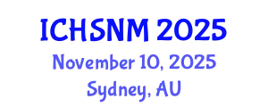 International Conference on Health Sciences, Nursing and Midwifery (ICHSNM) November 10, 2025 - Sydney, Australia