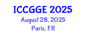 International Conference on Civil, Geomechanical and Geotechnical Engineering (ICCGGE) August 28, 2025 - Paris, France