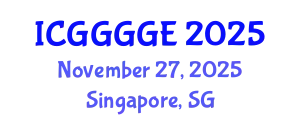 International Conference on Geoenvironmental, Geomaterials, Geomechanical and Geotechnical Engineering (ICGGGGE) November 27, 2025 - Singapore, Singapore