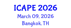 International Conference on Applied Philosophy and Ethics (ICAPE) March 09, 2026 - Bangkok, Thailand