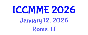 International Conference on Classical Music and Music Education (ICCMME) January 12, 2026 - Rome, Italy