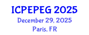 International Conference on Political Economy of Poverty, Equity and Growth (ICPEPEG) December 29, 2025 - Paris, France