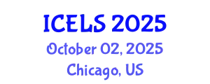 International Conference on Education and Learning Sciences (ICELS) October 02, 2025 - Chicago, United States