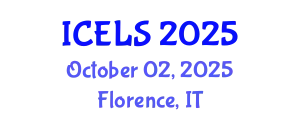 International Conference on Education and Learning Sciences (ICELS) October 02, 2025 - Florence, Italy