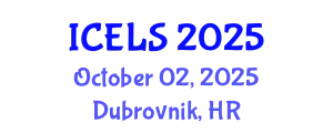 International Conference on Education and Learning Sciences (ICELS) October 02, 2025 - Dubrovnik, Croatia
