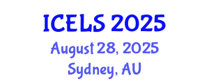 International Conference on Education and Learning Sciences (ICELS) August 28, 2025 - Sydney, Australia