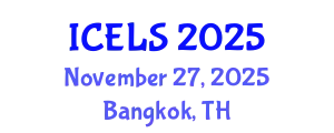 International Conference on Education and Learning Sciences (ICELS) November 27, 2025 - Bangkok, Thailand