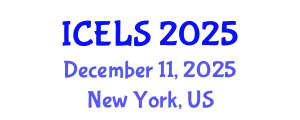 International Conference on Education and Learning Sciences (ICELS) December 11, 2025 - New York, United States
