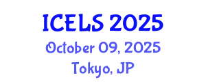 International Conference on Education and Learning Sciences (ICELS) October 09, 2025 - Tokyo, Japan