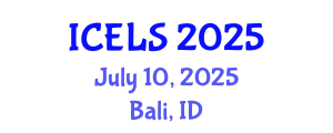 International Conference on Education and Learning Sciences (ICELS) July 10, 2025 - Bali, Indonesia