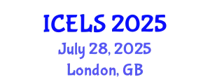 International Conference on Education and Learning Sciences (ICELS) July 28, 2025 - London, United Kingdom