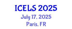 International Conference on Education and Learning Sciences (ICELS) July 17, 2025 - Paris, France