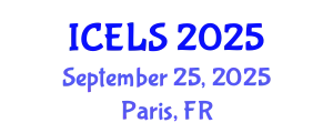 International Conference on Education and Learning Sciences (ICELS) September 25, 2025 - Paris, France