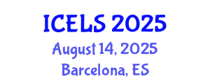 International Conference on Education and Learning Sciences (ICELS) August 14, 2025 - Barcelona, Spain