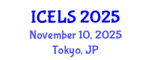 International Conference on Education and Learning Sciences (ICELS) November 10, 2025 - Tokyo, Japan